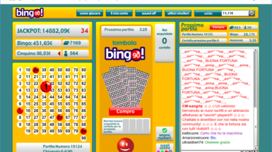 Giocare bingo 90 su tombola.it