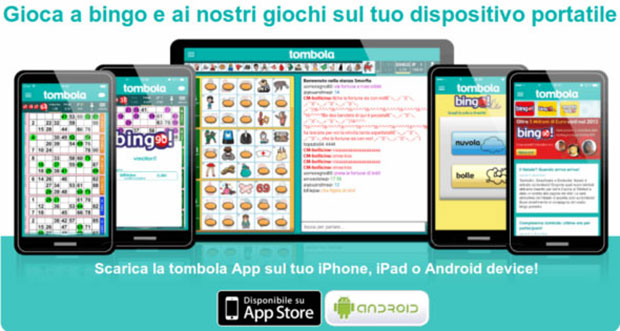 App Tombola it Android e iPhone: gioca da mobile