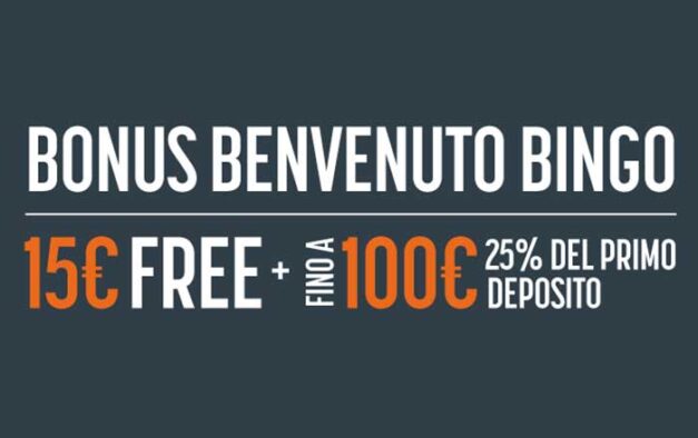 Promo della settimana Bingo Snai 15€ + fino a 100€